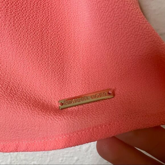 MICHAEL Michael Kors Cold-Shoulder Short Sleeve Blouse Top Size S - Picture 4 of 8